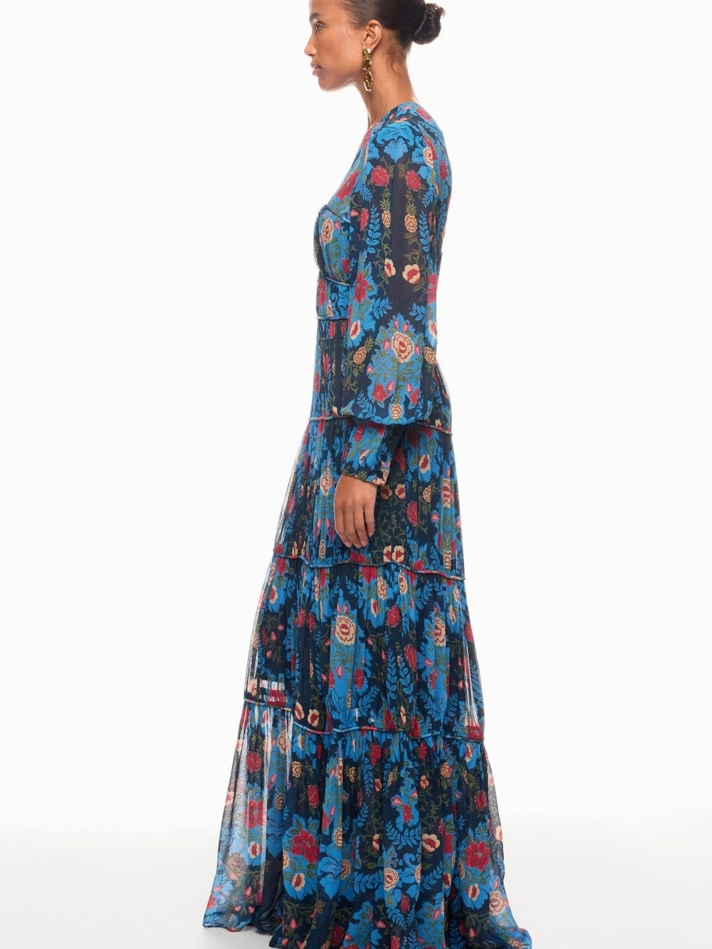 Farm Rio Arabesque Floral Gown - Picture 6 of 13
